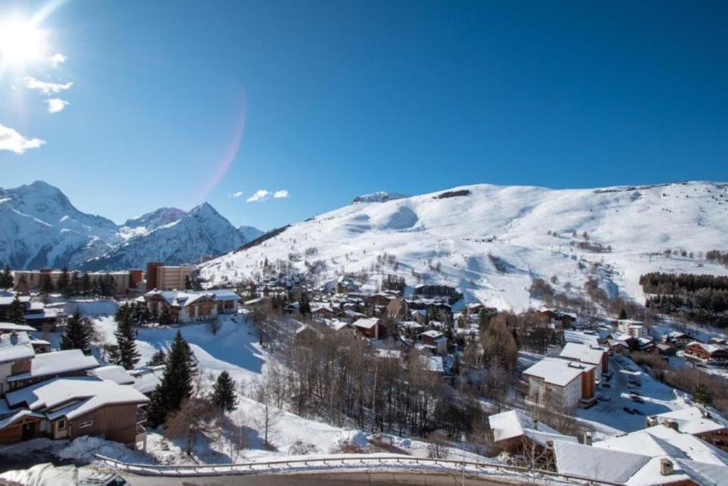 Studio Cabine 4 Pers Les2Alpes 21M² لو دوز آلب المظهر الخارجي الصورة