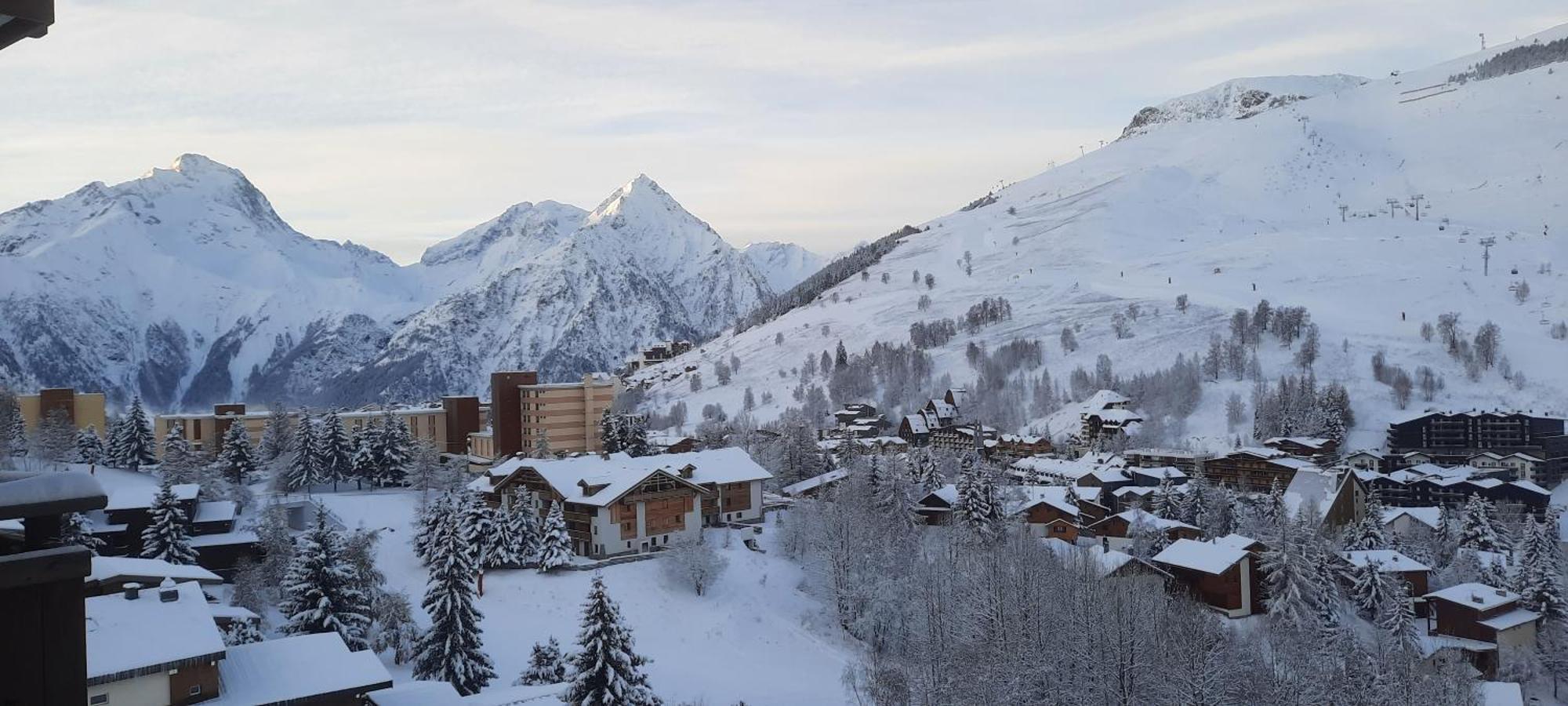 Studio Cabine 4 Pers Les2Alpes 21M² لو دوز آلب المظهر الخارجي الصورة