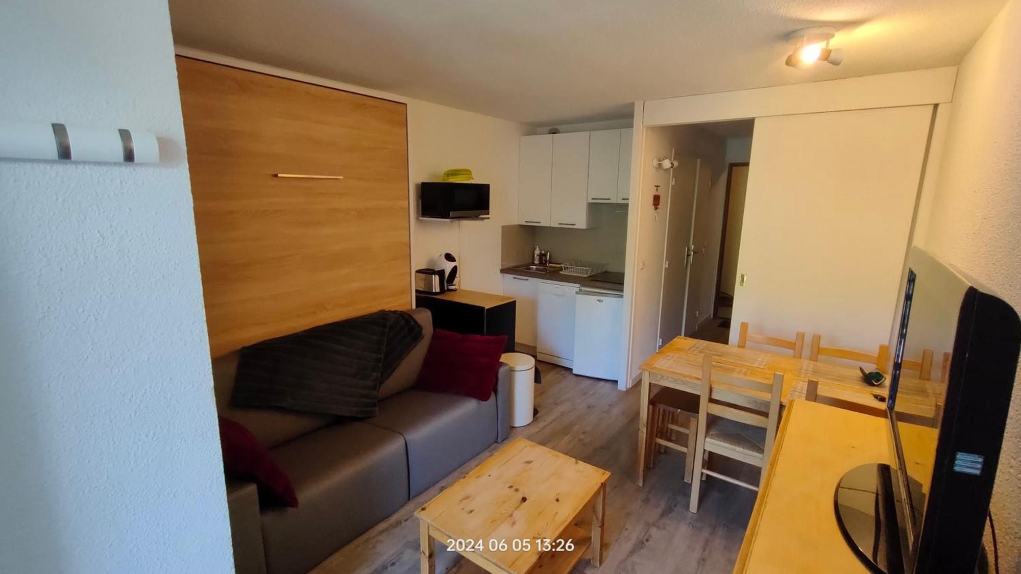 Studio Cabine 4 Pers Les2Alpes 21M² لو دوز آلب المظهر الخارجي الصورة
