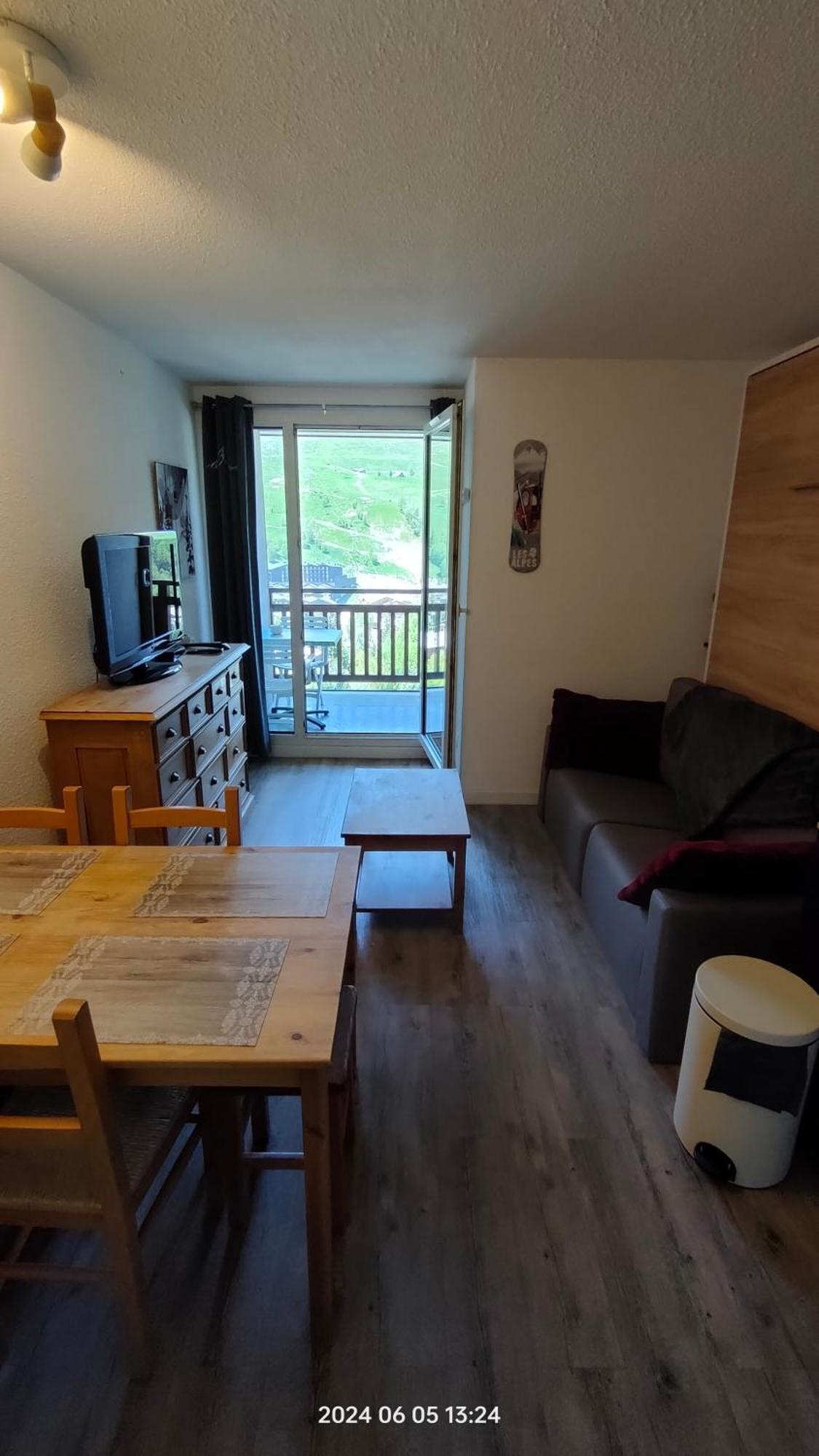 Studio Cabine 4 Pers Les2Alpes 21M² لو دوز آلب المظهر الخارجي الصورة
